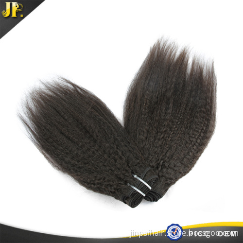 Fashion Human Hair 8A Malaysian Kinky Straight Hair Cuticle Weave